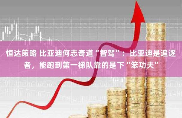 恒达策略 比亚迪何志奇道“智驾”：比亚迪是追逐者，能跑到第一梯队靠的是下“笨功夫”