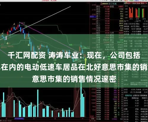 千汇网配资 涛涛车业：现在，公司包括全景露营车在内的电动低速车居品在北好意思市集的销售情况邃密