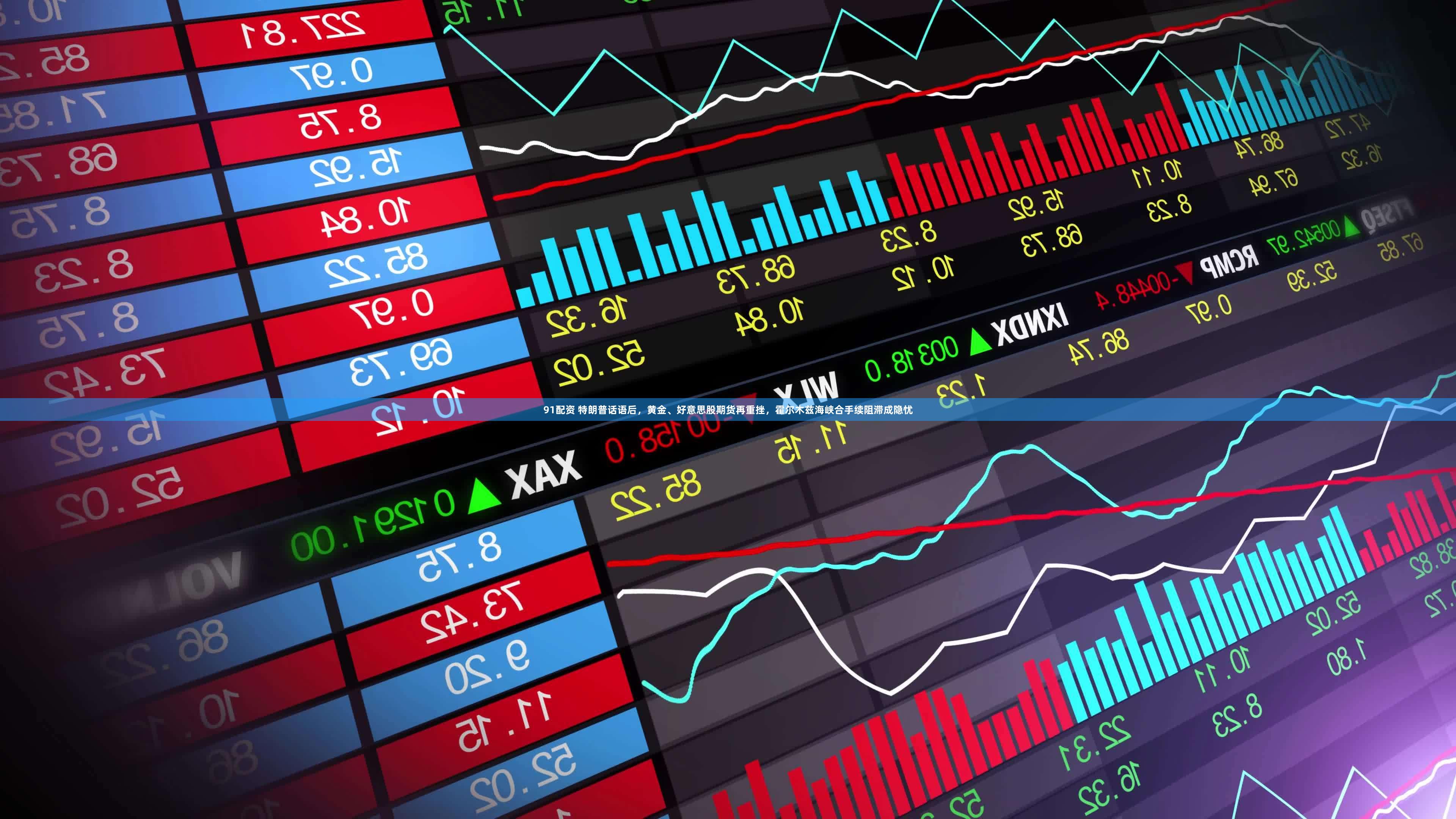 91配资 特朗普话语后，黄金、好意思股期货再重挫，霍尔木兹海峡合手续阻滞成隐忧