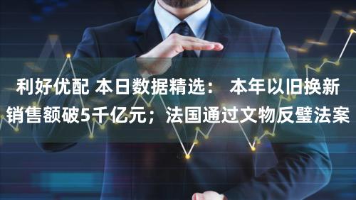 利好优配 本日数据精选: 本年以旧换新销售额破5千亿元;法国通过文物反璧法案